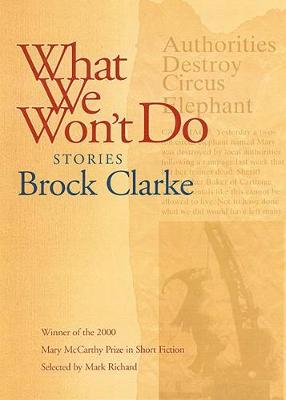 Book cover for What We Won't Do