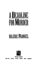Book cover for Deadline for Murder