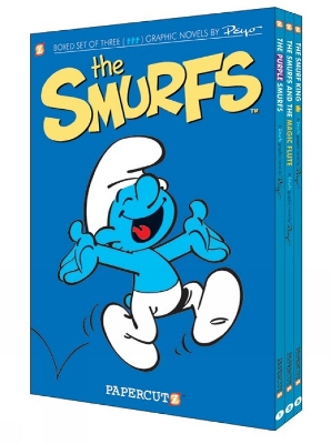 Book cover for The Smurfs Graphic Novels Boxed Set: Vol. #1-3