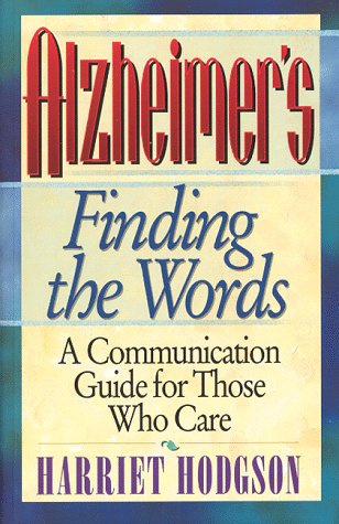 Book cover for Alzheimers, Finding the Words