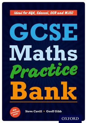 Book cover for GCSE Maths Practice Bank