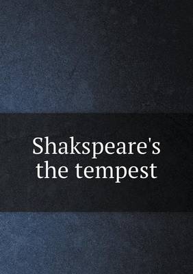 Book cover for Shakspeare's the tempest