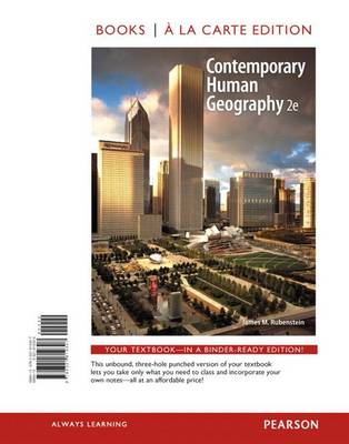 Book cover for Contemporary Human Geography, Books a la Carte Plus Masteringgeography with Etext -- Access Card Package