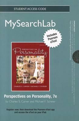 Book cover for MyLab Search with Pearson eText -- Standalone Access Card -- for Perspectives on Personality