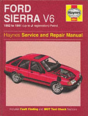 Book cover for Ford Sierra V6 Service and Repair Manual