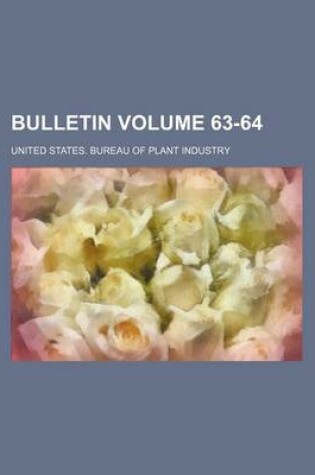 Cover of Bulletin Volume 63-64