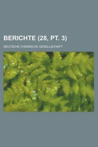 Cover of Berichte (28, PT. 3 )