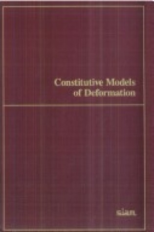 Cover of Constitutive Models of Deformation