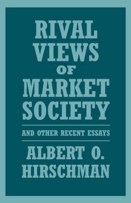 Book cover for Rival Views of Market Society and Other Recent Essays