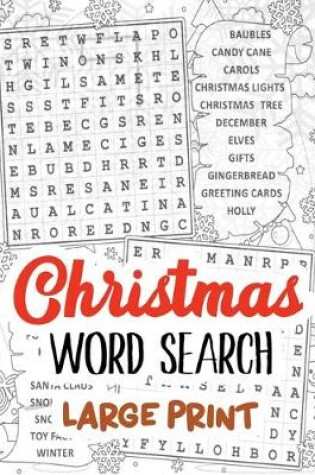 Cover of Christmas Word Search Large Print