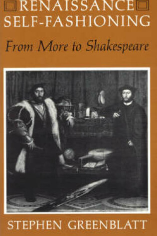 Cover of Renaissance Self Fashioning