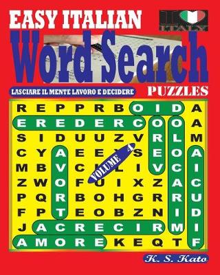 Book cover for EASY ITALIAN Word Search Puzzles. Vol. 4