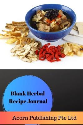 Book cover for Blank Herbal Recipe Journal