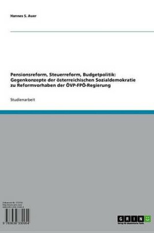 Cover of Pensionsreform, Steuerreform, Budgetpolitik