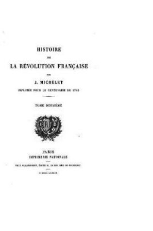 Cover of Histoire de la Revolution Francaise