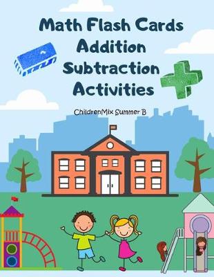 Book cover for Math Flash Cards Addition Subtraction Activities