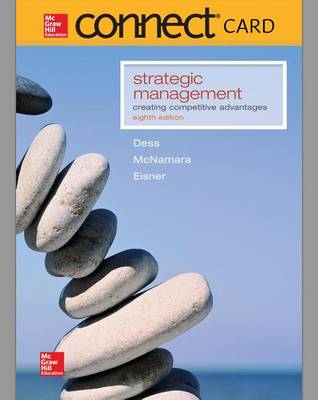 Book cover for Connect Access Card for Strategic Management: Creating Competitive Advantage