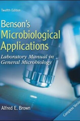 Cover of Benson's Microbiological Applications Complete Version