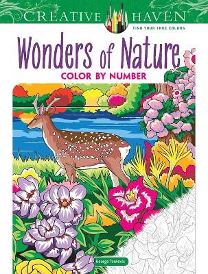 Cover of Creative Haven Wonders of Nature Color by Number