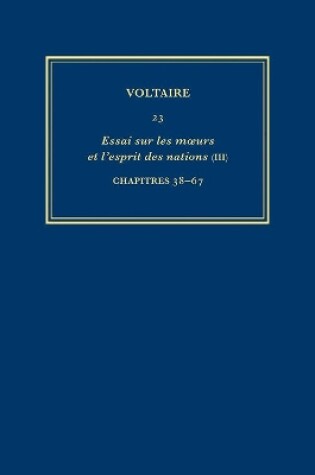 Cover of Complete Works of Voltaire 23