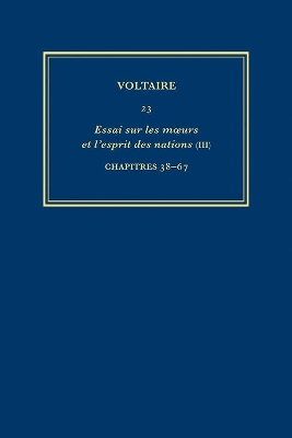 Book cover for Complete Works of Voltaire 23