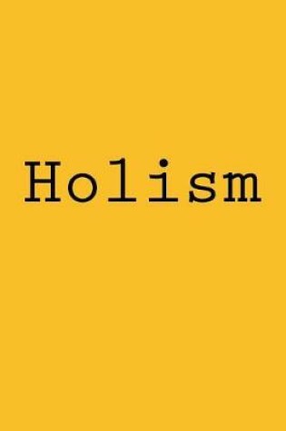 Cover of Holism