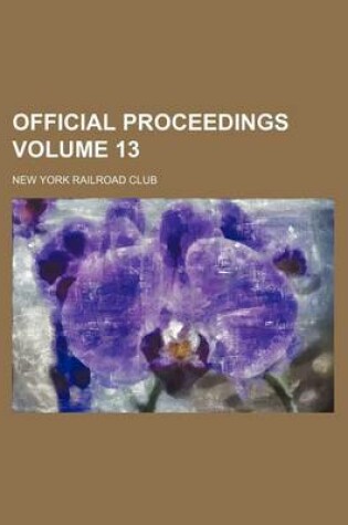 Cover of Official Proceedings Volume 13