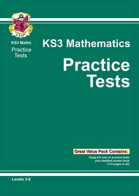 Book cover for KS3 Maths Practice Papers - Levels 3-6