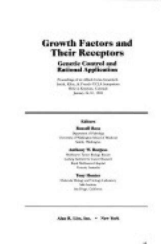 Cover of Growth Factors and Their Receptors