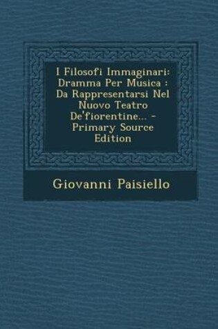 Cover of I Filosofi Immaginari