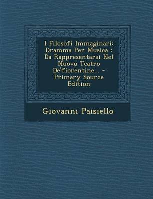 Book cover for I Filosofi Immaginari