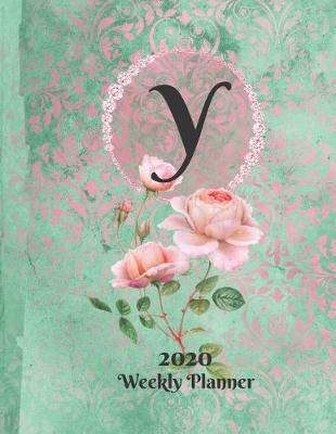 Book cover for Plan On It Large Print 2020 Weekly Calendar Planner 15 Months Notebook Includes Address Phone Number Pages - Monogram Letter Y