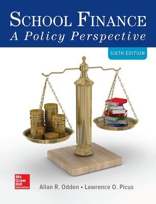 Book cover for School Finance: A Policy Perspective