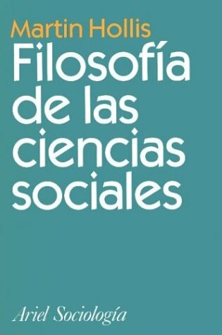 Cover of Filosofia de Las Ciencas Sociales