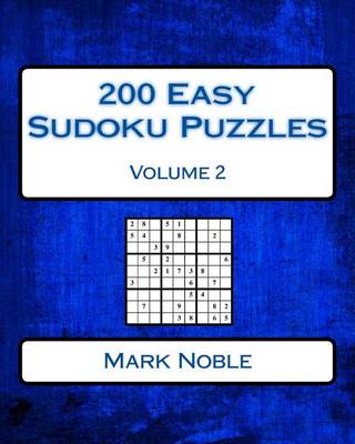 Book cover for 200 Easy Sudoku Puzzles Volume 2