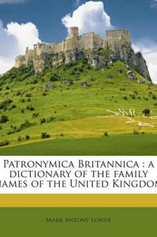 Cover of Patronymica Britannica