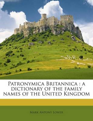 Book cover for Patronymica Britannica