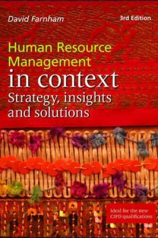 Cover of Human Resource Management in Context