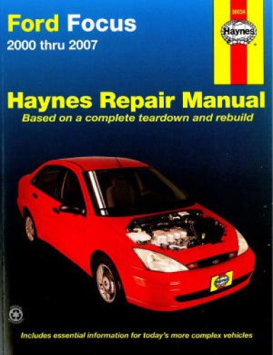 Book cover for Ford Focus 2000 Thru 2007
