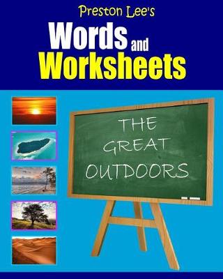 Book cover for Preston Lee's Words and Worksheets - THE GREAT OUTDOORS