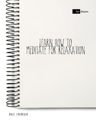 Book cover for Learn How to Meditate for Relaxation