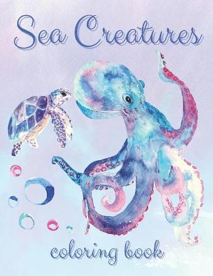 Book cover for Coloring Book Sea Creatures