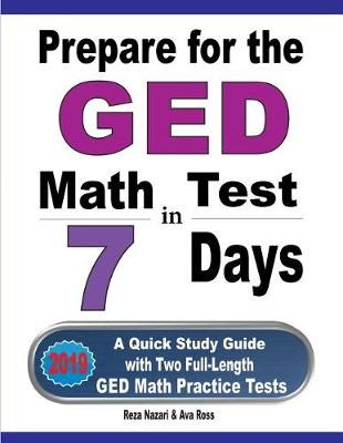 Book cover for Prepare for the GED Math Test in 7 Days