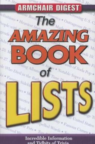 Cover of The Amazing Book of Lists