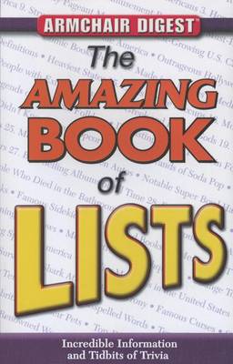 Book cover for The Amazing Book of Lists