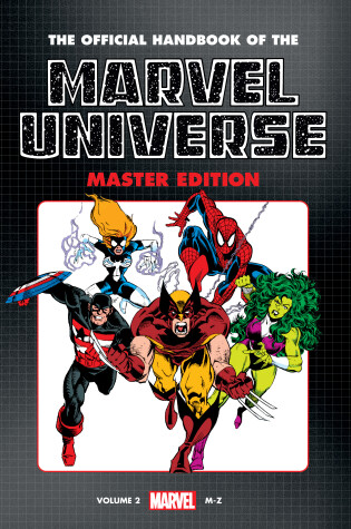 Cover of OFFICIAL HANDBOOK OF THE MARVEL UNIVERSE: MASTER EDITION OMNIBUS VOL. 2 HEROES COVER