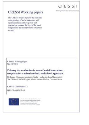 Book cover for Primary data collection in case of social innovation: templates for a mixed method, multi-level approach