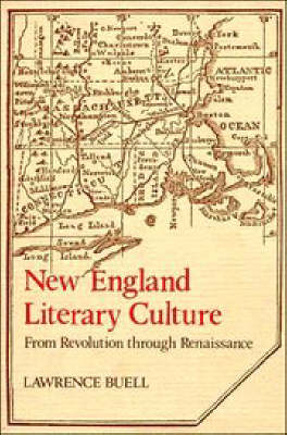 Book cover for New England Literary Culture