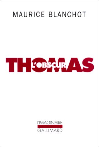 Book cover for Thomas l'obscur