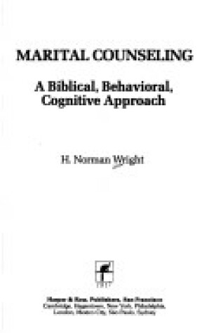 Cover of Marital Counseling